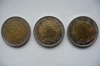 3 Stück, 2Euro-Münzen, Italien "Dante Alighieri", 2002,2018,2022 Bayern - Schwarzenfeld Vorschau