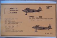 Arado Ar-68E Flugzeugmodell von KARO-AS Modellbau M 1/48 Nr. AM-4 Baden-Württemberg - Horgenzell Vorschau