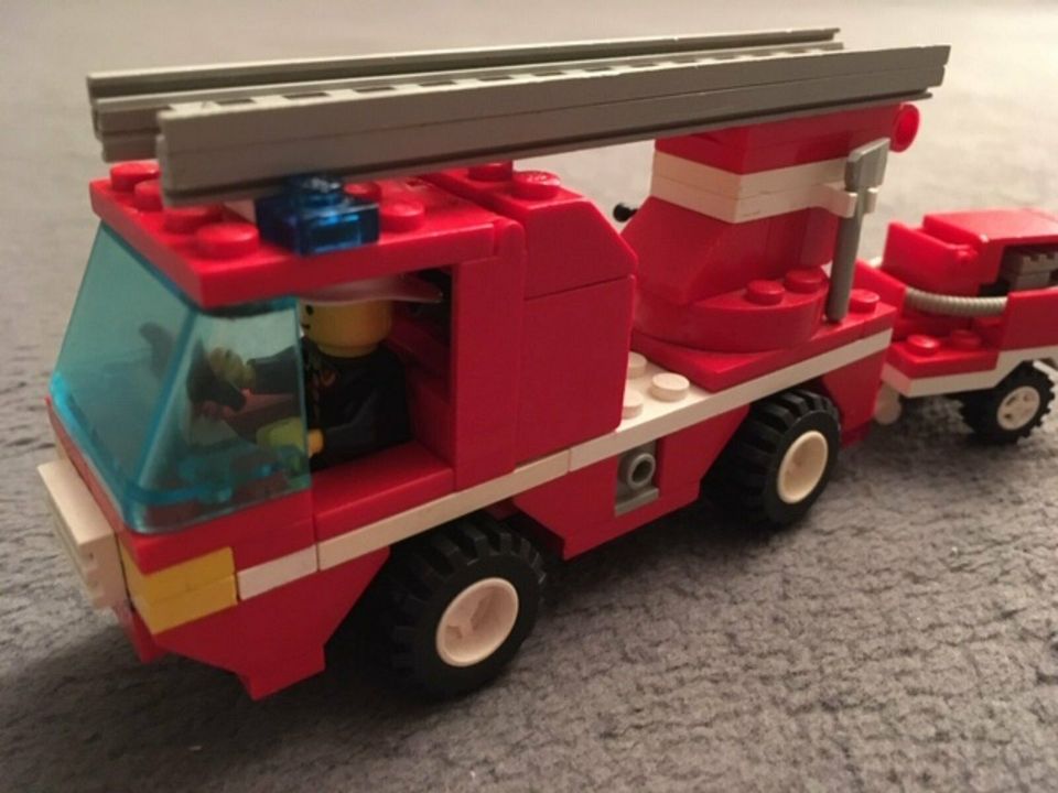 LEGO: 6593 Leiterwagen Feuerwehr Löschfahrzeug mit Anleitung in Mönchengladbach