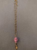 Kette Halskette Collier Totenkopf rosa Gothic Modeschmuck Bayern - Fürth Vorschau