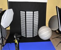 Fotostudio equipment zum verkaufen, Lumedyne Blitzanlage etc. Hessen - Sinn Vorschau