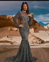 abendkleid grau silber Stuttgart - Wangen Vorschau