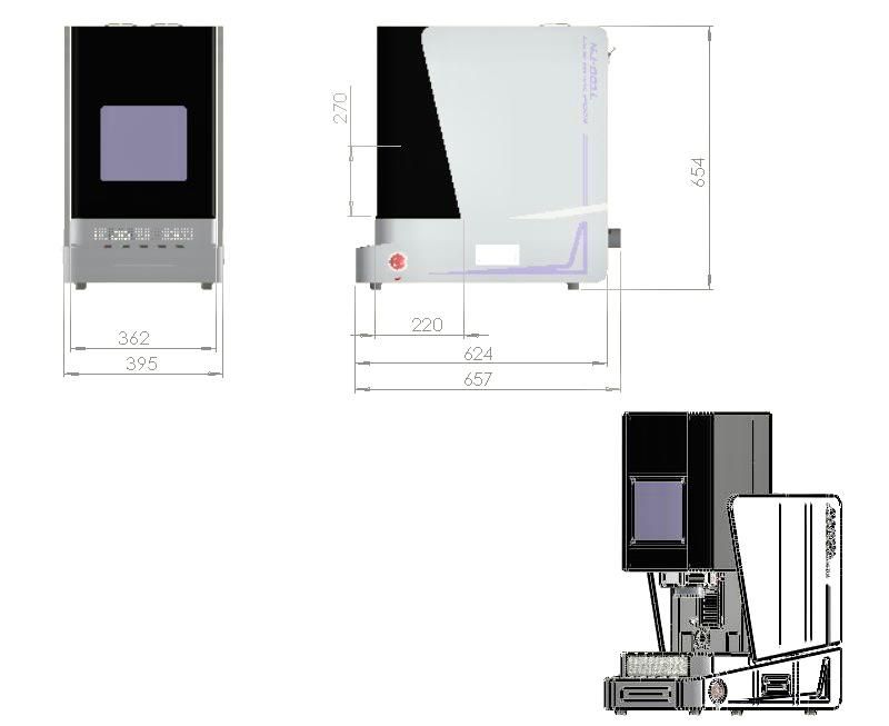 Gravurlaser / Fiberlaser der FLS Serie in Bachhausen