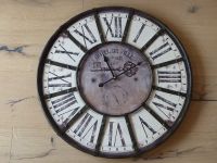 stilvolle große Wanduhr Uhr ca. 59 cm Durchmesser Hessen - Hainburg Vorschau