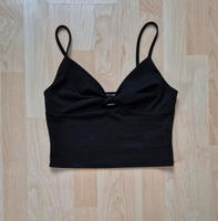 Crop Top Shirt bauchfrei V-Ausschnitt vorne gebunden Hessen - Hilders Vorschau