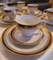 KAHLA Kaffeeservice für 6 Personen – Gold-Weiß – DDR Niedersachsen - Scheeßel Vorschau