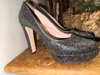 Pumps MIU MIU Glitterbesatz - sehr guter ZUstand GR 39,5 Bayern - Tutzing Vorschau