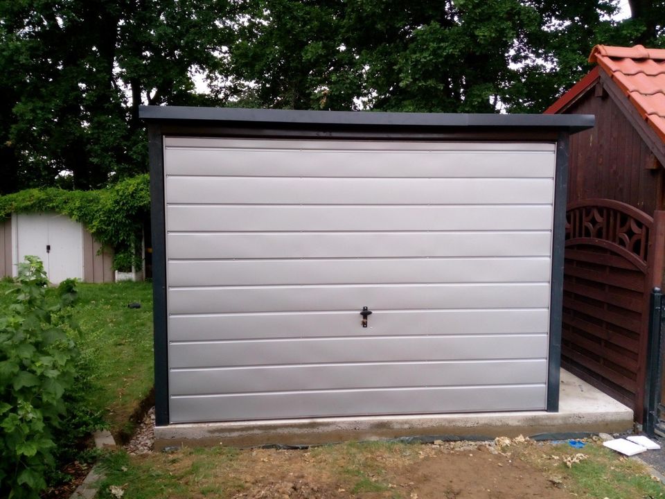 Garage Mehrzweck Metallhalle Fertiggarage Blechgarage PL 3,5x6* in Helsa