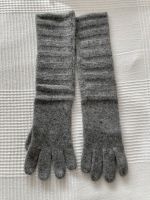 Lange graue Handschuhe 70% Wolle 30% Angora mit Perlen Hessen - Eschborn Vorschau