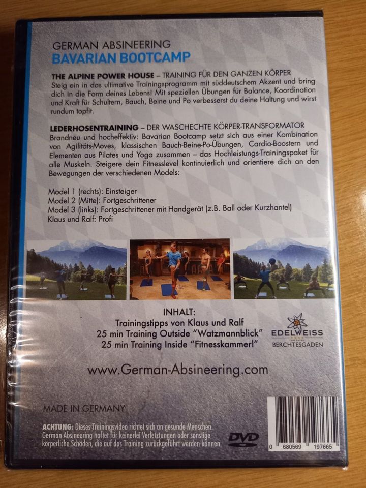 Lederhosentraining von Klaus Reithmeier, 2 DVDs, Fitness in Gilching