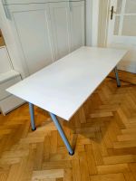 Schreibtisch weiß höhenverstellbar / Ikea Thyge Berlin - Wilmersdorf Vorschau