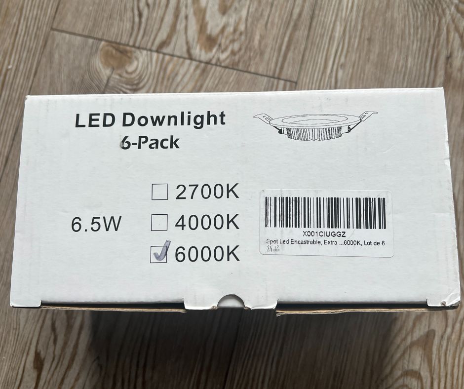 LED Downlight Spots 6er Pack Spot 6000k Kaltweiß Einbaustrahler Einbauspots Deckenlampe Deckenleuchte Lampe Leuchte Deckenstrahler Strahler Wandlampe Wandleuchte Licht Beleuchtung NEU in Bielefeld
