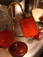 Kleine Tischlampe Nachttischlampe TEMDE / Schweiz Glas Holz Lampe Berlin - Mitte Vorschau