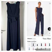VERA MONT Jumpsuit NP 199€ dunkelblau 40  gereinigt 1x getr Nordrhein-Westfalen - Neuss Vorschau