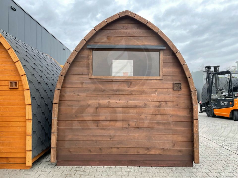 Zedernholz - Iglusauna | 3m | Garten Sauna Pod Zeder in Eichenzell