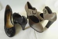 Pumps CLAUDIO FRACASSA Leder+BINOME Schuhe Ballerina Plateau Brandenburg - Jüterbog Vorschau