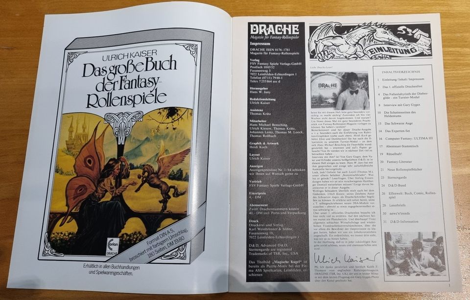 Drache Magazin | Ausgaben 3, 4, 5 oder 6 | original 80er Jahre in Köln