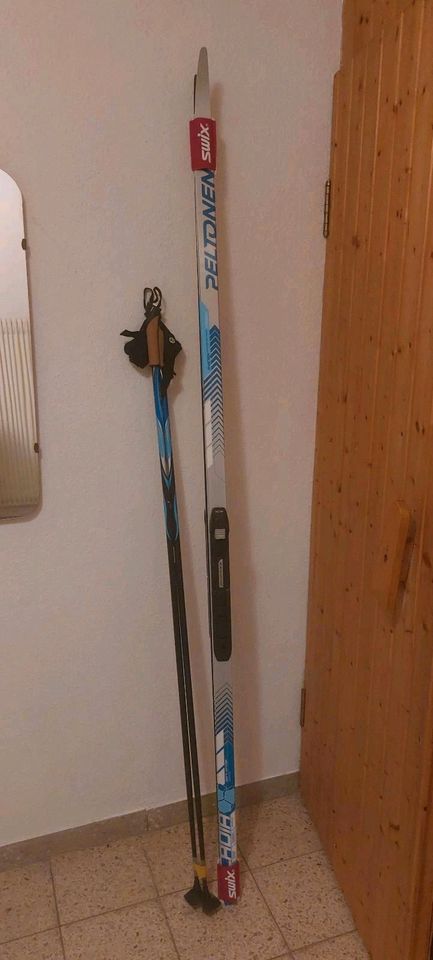 Peltonen aviflex Langlauf-Ski 200cm inkl. Stöcke in Saal an der Saale