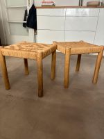 2 Hocker aus Holz / Naturfasern aus Mallorca München - Schwabing-Freimann Vorschau