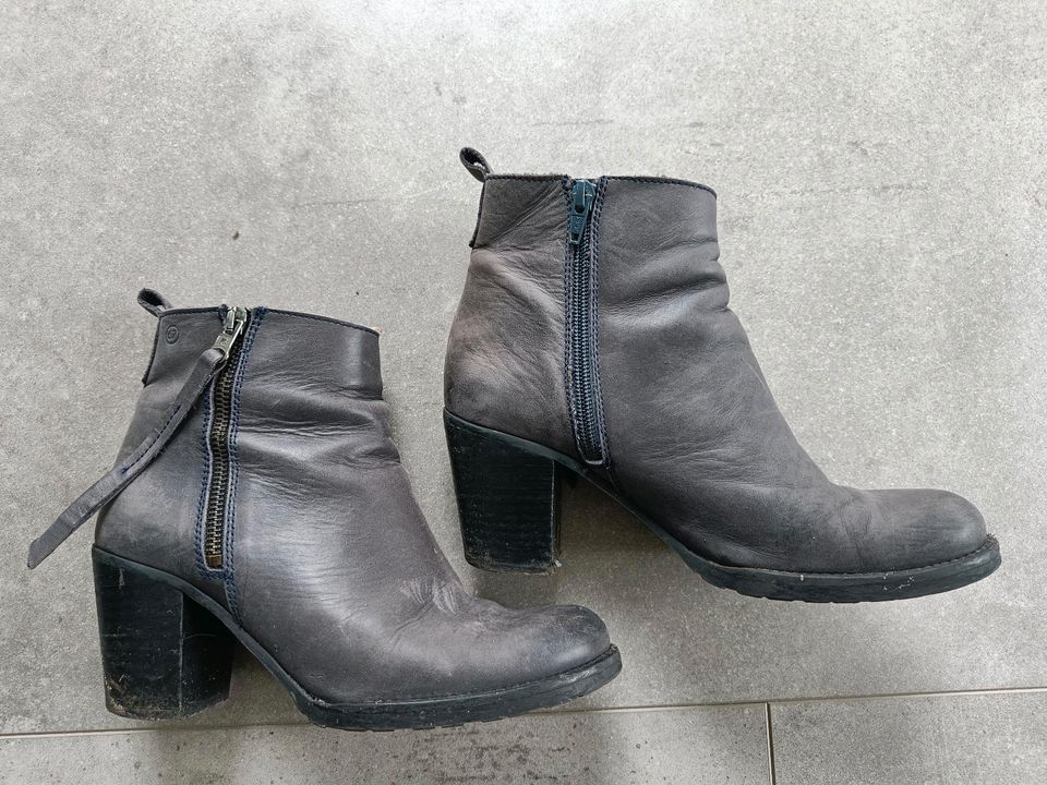 Stiefeletten, Gr. 38, 39, Stiefel, Leder, Wildleder in Thomasburg