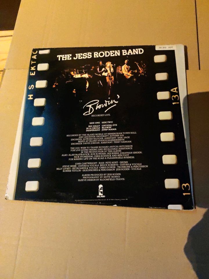 The Jess Roden band LP Vinyl in Extertal