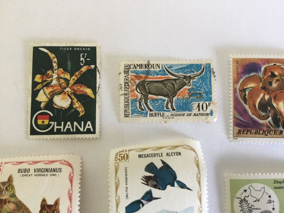Briefmarkenset Exoten * Ghana * Kamerun * Ruanda * Syrien * Kuba in Tangstedt 