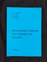 Formelsammlung Statistik Bomsdorf Köln - Ehrenfeld Vorschau