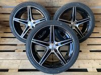 Alufelgen Felgen Sommer Schwarz 245/35 19 Zoll Kompletträder Allwetterreifen Axxion AX7 Audi A4 B8 8K A6 4F Mercedes C Klasse W205 E Klasse W213 Cabrio Coupe R1EC 5x112 5/112 ET45 Hessen - Rodgau Vorschau