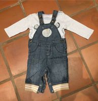 Set Latzhose/ Jeans + Langarmshirt Gr. 62 Staccato Bärchen Düsseldorf - Hafen Vorschau