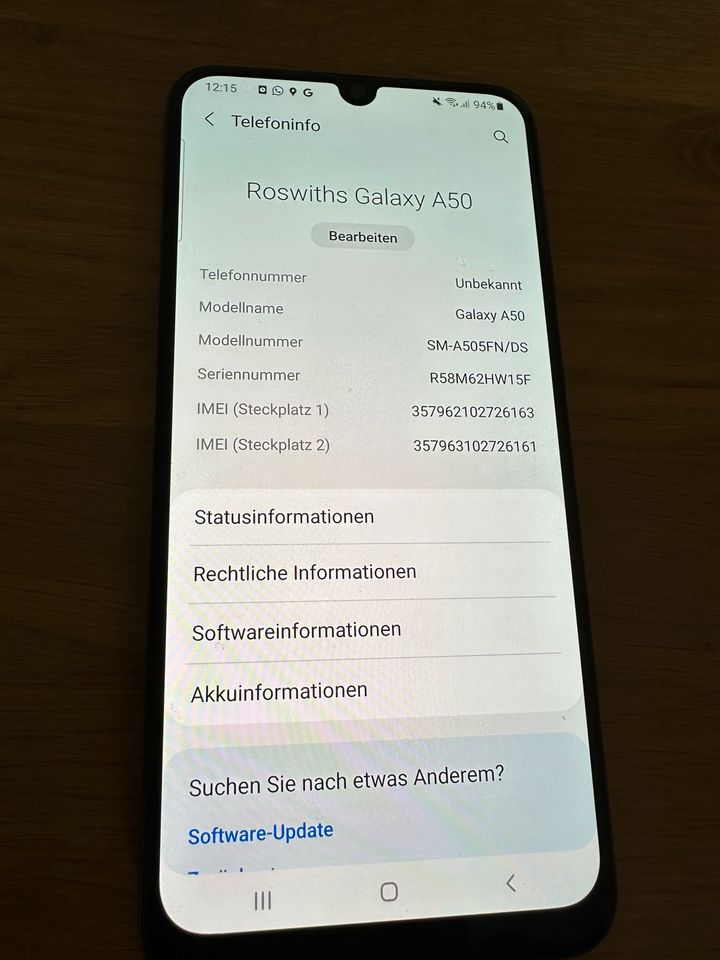 Samsung Galaxy A50 in Tittling