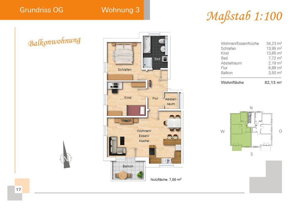 RESERVIERT! NEUBAU! 3-Zimmer-Südbalkonwohnung in toller Lage! in Regensburg