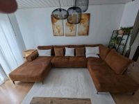 Sofa/ Couch/ Wohnlandschaft Cognac/Braun Hessen - Stockstadt Vorschau