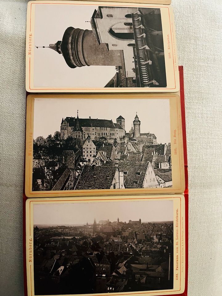 Album 20 historische Fotografien Nürnberg Römmler Jonas 1888 in Wiesbaden