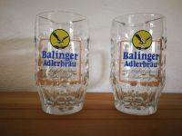 2 x Bierkrug Glas Balinger Adlerbräu 0,2 ltr. für Sammler Baden-Württemberg - Albstadt Vorschau