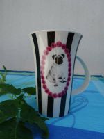 1x Kaffeebecher Mops Motiv Teetasse Kaffeetasse Hund Stuttgart - Möhringen Vorschau