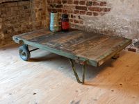 couchtisch Industrial Design Rollwagen Eiche Nordrhein-Westfalen - Detmold Vorschau