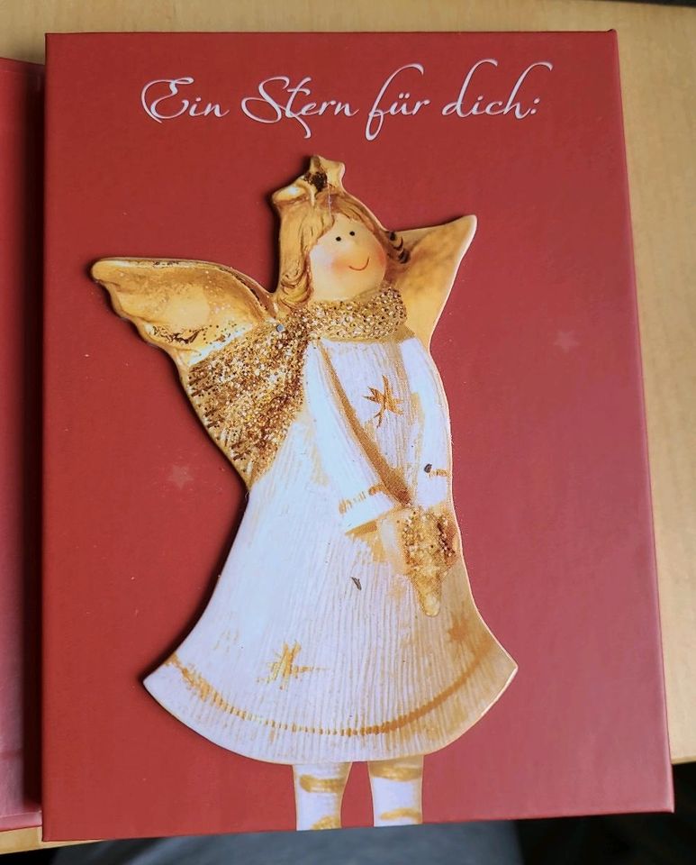 Geldgeschenk/Postkartenbox "Himmlische Weihnachten - Engel" *neu* in Porta Westfalica