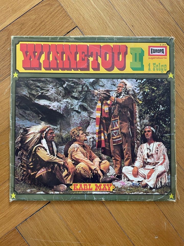 Hörspiele Karl May Winnetou, Old Firehand, Konvolut Vinyl in Berlin