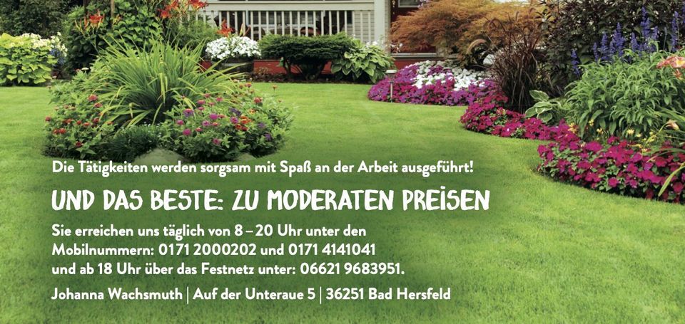 Gärtner -- Rasen Vertikutieren - Gartenhilfe - Gartenservice in Bad Hersfeld