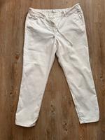 Gerry Weber Damen Chino Stoffhose Hose weiß 46 R Regular Hamburg Barmbek - Hamburg Barmbek-Süd  Vorschau