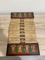 Antike Tibetische Schrift  Buddhistische  Sutra mit Abdeckungen Bayern - Königsbrunn Vorschau