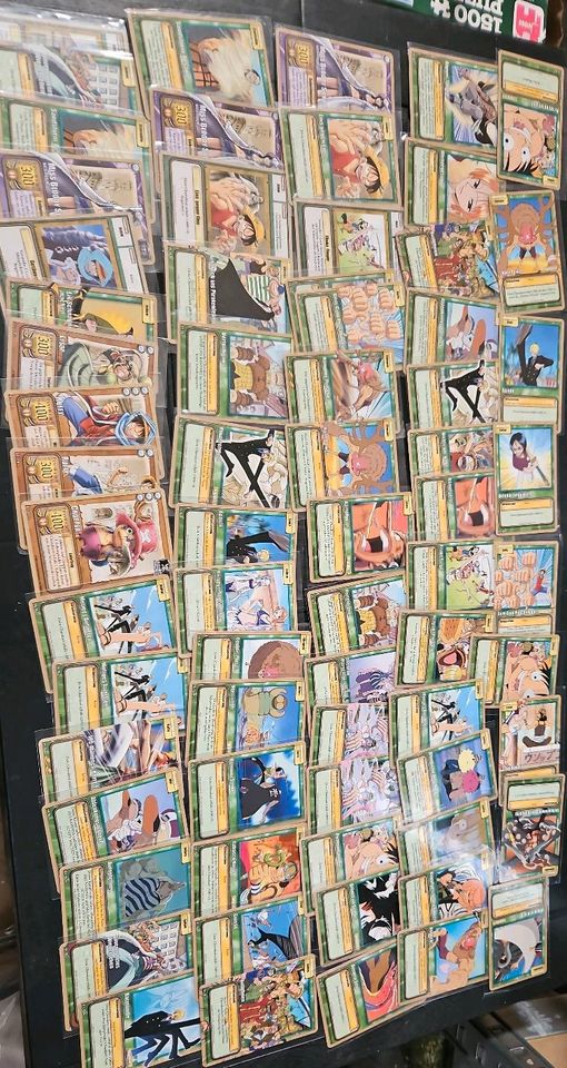 68 One Piece TCG Sammelkarten zusammen oder einzelnd Set 3 in Viöl