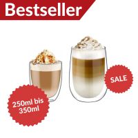 4er SET Gläser doppelwandig 250ml Glas Tasse für Kaffee Tee Latte Nordrhein-Westfalen - Bad Oeynhausen Vorschau