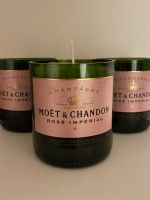 Kerze / Glas aus Champagner Flasche (Moet Chandon Rosé) Niedersachsen - Schwanewede Vorschau