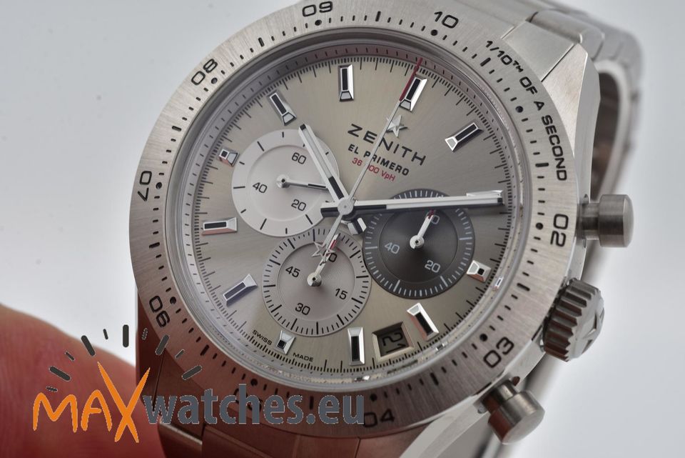 Zenith El Primero Chronomaster Sport Chronograph Silver Dial Tita in Iffezheim