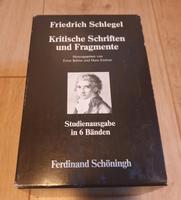 Friedrich Schlegel kritische Schriften & Fragmente Studienausgabe Sachsen-Anhalt - Magdeburg Vorschau
