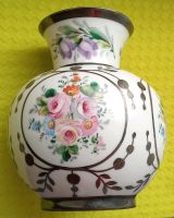 JN Bohemia Barcelona Vase Rosen Dekor Silberrand 11cm hoch Harburg - Hamburg Wilstorf Vorschau