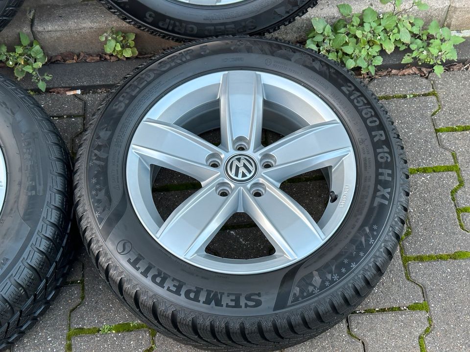 Original 16“ Zoll VW Passat B8 Corvara 2022 2018 Alufelgen mit Winterreifen ALU Winter komplett Räder Radsatz Winterräder Winterradsatz Winterkompletträder Winterkomplettradsatz in Gelsenkirchen