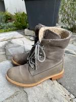 Tamari’s Winterschuhe Stiefel Gr.36 Leder grau Mädchen Damen Bayern - Wendelstein Vorschau