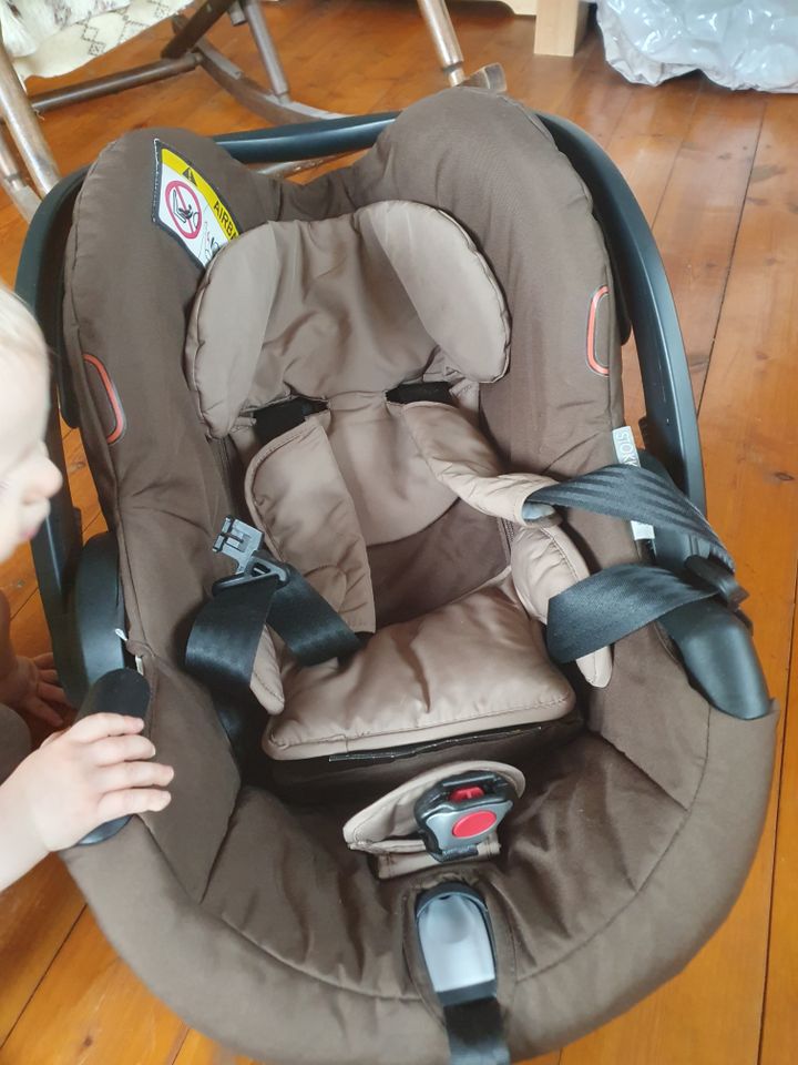 Babyschale Stokke iZi Go Modular X1 BeSafe Kindersitz braun in Belgern